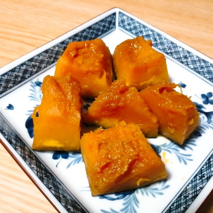 レンジで簡単 夕飯のおかずに かぼちゃの煮物 レシピ 作り方 By はじゃじゃ 楽天レシピ